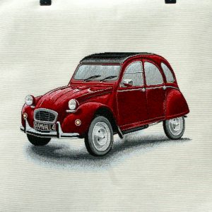 Coussin Voiture 2CH Rouge